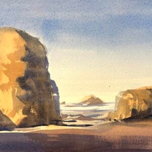 Sandy Bricel Miller - Coastal Landscapes in Watercolor (Online); Tuesdays, October 7-21, 2025