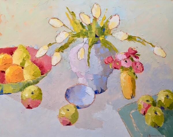 Carol Maguire - Joyful Painting: Fruits, Veggies & the Palette Knife (Online); Tuesdays, September 9, September 16, October 7 & October 14, 2025 - Image 4