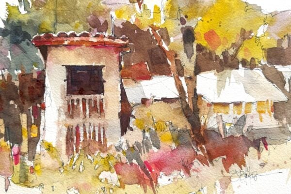 Sarah B. Hansen - Forgotten Ruins: Painting Crumbling Structures in Watercolor and Gouache (Online); Tuesdays, October 14-November 4, 2025 - Image 3