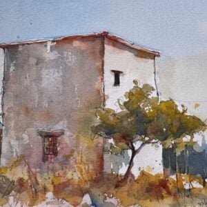 Sarah B. Hansen - Forgotten Ruins: Painting Crumbling Structures in Watercolor and Gouache (Online); Tuesdays, October 14-November 4, 2025