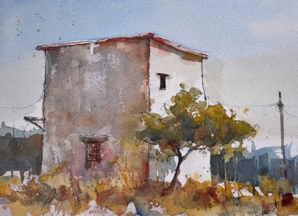 Sarah B. Hansen - Forgotten Ruins: Painting Crumbling Structures in Watercolor and Gouache (Online); Tuesdays, October 14-November 4, 2025