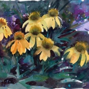 Catherine Bobkoski - Expressive Flowers in Watercolor (Online); Fridays, October 10-31, 2025