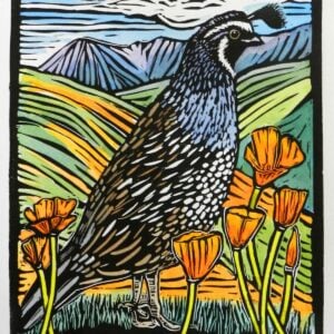 Molly Hashimoto - Block Printing Birds and Wildlife (Online); Monday, December 14, 2026