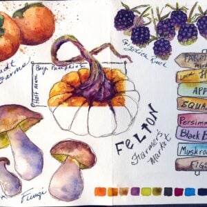 Cynthia Armstrong - Autumn Sketchbook (Online); Wednesdays, October 28-November 18, 2026