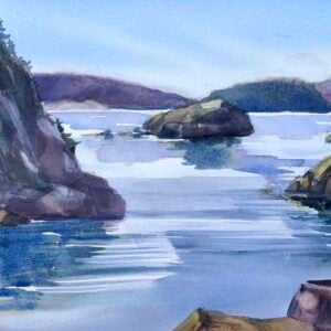 Sandy Bricel Miller - Coastal Landscapes in Watercolor (Online); Tuesdays, October 6-20, 2026