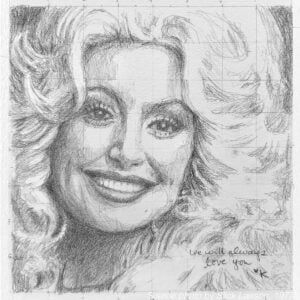 Kato D - Drawing for Beginners (All Levels & Mediums Welcome) - Dolly Parton Work-along! (Online); Saturday, October 24 - 10:15am PT / 1:15pm ET / 6:15pm UK Time